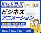 BtoC特化│動画の構成から設計いたします サービス紹介│企業PR│マニュアル│モーショングラフィックス イメージ1