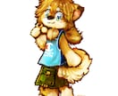 動物キャラクター(ケモノ)のデザインをします もふもふみ溢れるキャラクターデザインをします。 イメージ3