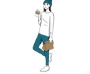 商用OK♪スタイリッシュなイラスト描きます ポップな色使いでおしゃれ！アイキャッチングなイメージ！ イメージ6