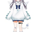 VTuberキャラデザパーツ分けイラスト制作します Live2D対応！VTuberイラスト制作します イメージ2