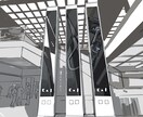CM、MV、映像に関するコンテを描きます 大手企業様案件にてお仕事の実績あり。 イメージ7