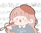 ゆるくてかわいいイラスト描きます SNSアイコンから挿絵まで幅広くゆるかわいく彩ります イメージ1