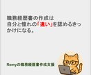先着5名限定半額！職務経歴書を極限まで磨き上げます 元転職エージェント＆現役面接官が、職務経歴書を作成支援します イメージ9
