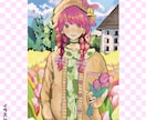 可愛いアイコン.サムネ.立ち絵etc.お描きします 背景込みの1枚絵もキャラクターイラストも作成します！ イメージ3