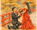 写真1枚から誕生日記念日プレゼント似顔絵作ります 出産、結婚、お誕生日、祖父母への贈りものにおすすめ！ イメージ4