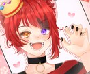 SNSアイコン・配信画面(サムネ)イラスト描きます 配信活動者◎修正何度でも受け付けます！ イメージ4