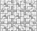 楽しい、変形ナンプレを作ります ご要望に合った難しさのナンプレを作ります。 イメージ3