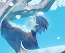 中性寄りのキャラクターイラストを制作します 一枚絵や動画イラストなど、様々な用途でご利用できます イメージ5