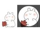 かわいいキャラクターや独創的なアイコン描きます 物や動物などかわいくキャラクター化して欲しい方へ イメージ4