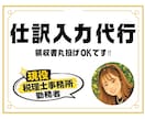限定価格‼法人・個人対応‼仕訳入力のお手伝いします 売上高1千万〜2億円規模の法人を担当してきた経理実務者が対応 イメージ1