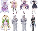商用利用可！1枚絵、立ち絵作成します 色鮮やかな塗り&可愛い女の子が得意です♪ イメージ8