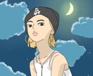 スタジオジブリ風の似顔絵をお描きします 世界でオンリーワンのオリジナルイラストを作成いたします イメージ4