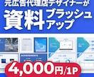 気軽に相談ください｜資料1枚からデザイン修正します お試しOK！資料修正をデザイナーに依頼｜営業・提案に イメージ1