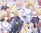 カップルイラストや夢絵、可愛い女の子を描きます 距離近め 甘々 ピンクが得意！ドキドキなイラストをお届け！ イメージ4
