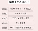 シンプルで伝わるホームページを制作します 初めての方大歓迎！シンプルキレイなHPをお手頃価格で。 イメージ3