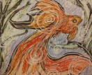 手描きイラストを描きます 筆絵、ラブリーイラスト等を描きます イメージ2