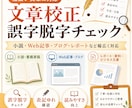 小説・note・ブログ記事の文章を最速で校正します 誤字脱字・表記ゆれなどをチェックします イメージ1