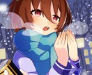 先着５名1000円引き！背景付きイラストを描きます キャラクターの”エモい”イラストを探している方へ イメージ7