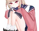 商用利用◎繊細で綺麗な女性のイラストを提供します 配信、イベント、観賞用等様々な用途でお使いいただけます◎ イメージ5
