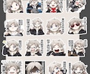 個性的・ポップなLINEスタンプ作ります 個性的な世界観LINEスタンプ作ります！ イメージ3