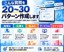 AI検索で使われる質問パターンを設計します 顧客がAIに聞く質問と自社の露出機会を可視化 イメージ2