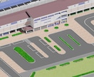 施設全景、観光地図など、鳥観図の制作を承ります 3DCGを使用し、精巧で緻密なイラストをご提供致します。 イメージ4