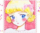 ガーリーレトロかわいい女の子のイラストを書きます LINE、X、Instagram、Youtubeに！ イメージ5