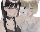 SNSアイコンやサムネイル描きます 女の子を描くのが得意です！！！、！ イメージ1