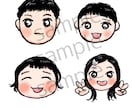 アイコン用の似顔絵描きます アイコンなどに使える似顔絵描きます（お顔のみ） イメージ5