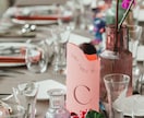 テーブルナンバー&ドリンクメニューつくります 結婚式のテーマに合わせて色を変更！ イメージ5