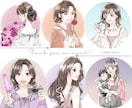 商用利用可☆ふんわり大人なおしゃれアイコン描きます 信頼をまとう上品デザイン。SNSや挿絵でビジネスを彩る１枚に イメージ5