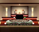 葬儀社様、店舗の花装飾イメージデザインします 生花祭壇のプロだからできるデザイン企画 イメージ3