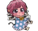 SNSなどで使える可愛いアイコンイラスト描きます お気に入りのキャラクターも可愛くデフォルメします♪ イメージ2