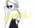 あなただけのお洒落な文字入りイラストを作成します 海外風アイコン作成を致します！ イメージ1