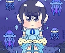 キャッチーで目を引くイラストを描きます 商用/二次◎SNSアイコン.似顔絵.ジャケットなど！！ イメージ6