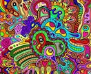 サイケデリックなイラスト承ります サイケデリックにアートを描きますポップアート、ラインアート イメージ9