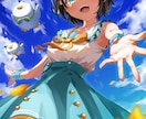 ポップでキラキラな雰囲気のイラスト制作いたします 商用利用可！プロクオリティのイラストをあなたに！ イメージ3
