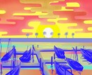 デフォルメした風景・お部屋を描きます 思い出の風景、あなたのお部屋をスッキリとした絵に変えます。 イメージ1