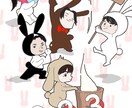 イラスト描きます 色々な用途のイラストを作成します。 イメージ6