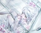 一枚絵の制作を承ります 物憂げな少女の一次創作イラストを描きます。 イメージ1