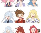 オリジナル、アイコン、TRPGキャラクター描きます 初ココナラの為最低価格にてお受けいたします。 イメージ2
