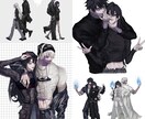 気怠さと儚さを纏う人物を描きます 立ち絵/一枚絵/キャラデザ　制作いたします イメージ9