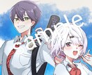 安価で目を引く男女アイコンイラスト描きます 修正無制限◎アイコン描かせていただきます！ イメージ3