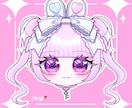 スタンプにも!!顔のみアイコン描きます コテキャラ様のデフォルメイラスト描かせてください！ イメージ1