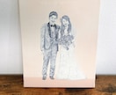 ウェルカムボード・結婚祝いにも喜ばれます キャンバスプリント　サイズ W530×H455×D18mm イメージ4
