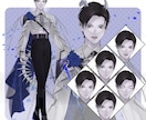 立ち絵イラスト制作承ります ゲーム／TRPG／IRIAM オリキャラが必要な方◎ イメージ2