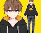 LIVE2D用のパーツ分けイラストを作成致します 魅力的なキャラになりたい方必見！デザインから制作も可能です！ イメージ7
