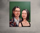 心温まるオーダーメイドの肖像画をお描きします 大切な人と記憶を特別な一枚に残しませんか イメージ4