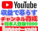 収益生活したい方YouTubeチャンネル育成します 登録者伸び■5万円相当サービスが無料で付属■終了後も使用可 イメージ1