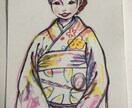 幸せ溢れる似顔絵描きます プレゼント用に大切な人への似顔絵や思い出の場所など。 イメージ2